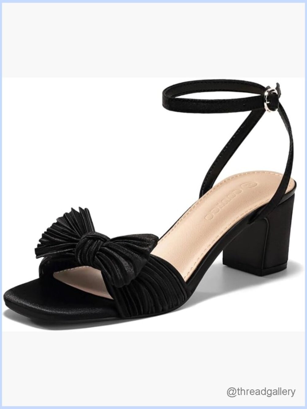 Womens Bow Heels Sandals Block Low Heel Wedding Bride Dressy Shoes Open Toe